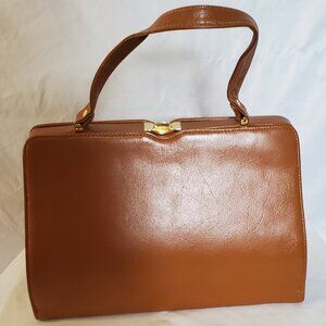 Vintage Block Brand Brown Purse